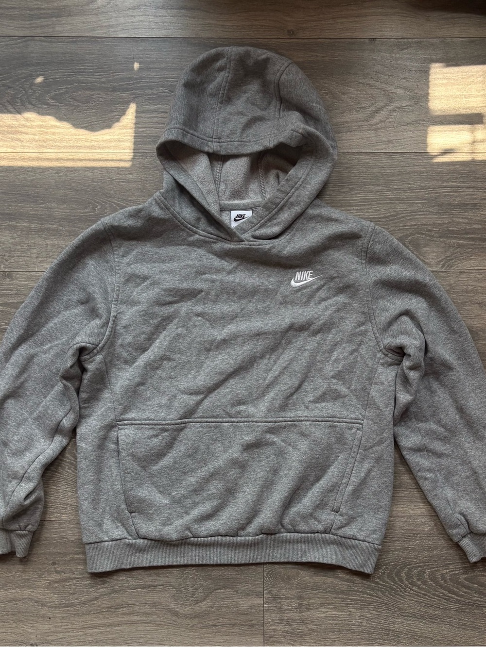 Nike Women’s Gray Hooded Sweatshirt